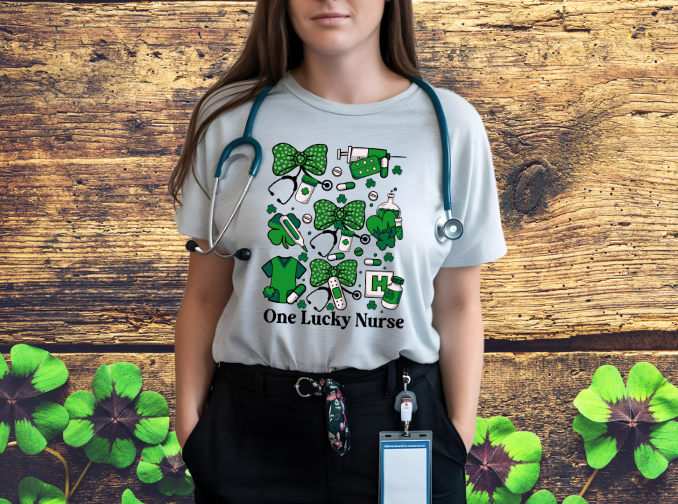 Nurse Coquette St. Patrick's T-shirt